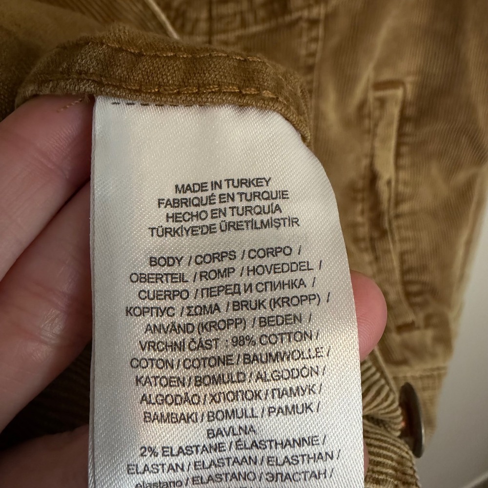 NWT Polo Ralph Lauren Stretch Corduroy Trucker Jacket L classic western heritage - Picture 5 of 5